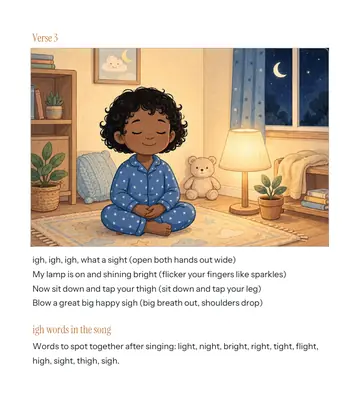 Page 4 of igh, igh, igh! A Carpet-Time Song, made by Baker