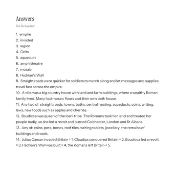 Page 4 of The Romans in Britain, made by Baker